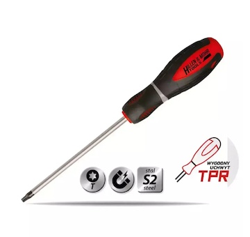 DEDRA 17W031 Šroubovák Torx T8 x 80 mm, ocelS2, rukojeť ze tří materiálů