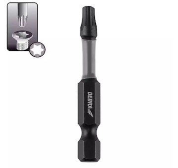 DEDRA 18A63T150-02 Rázové šroubovací bity Torx T15 x 50 mm, 2 ks