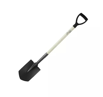 DEDRA 80C003 Rýč ostrý, dřevěná násada, plastová rukojeť D 120 cm