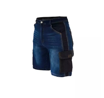 DEDRA BH45ST-L Džínové kraťasy, vel. L, denim 280 g/m2