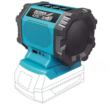 DEDRA DED7004 Akumulátorový reproduktor bluetooth, USB slot 18V