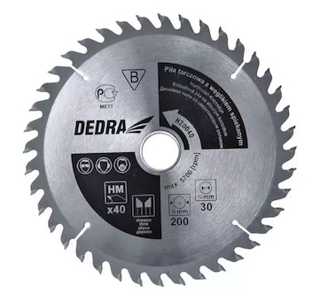 DEDRA H12524D Pila kotoučová do dřeva 24z průměr 125 x 12.75 mm