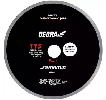 DEDRA HP2101 Kotouč diamantový 115 / 22,2 mm Dynamic