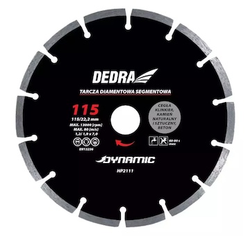 DEDRA HP2111 Kotouč segmentový 115 / 22,2 mm Dynamic