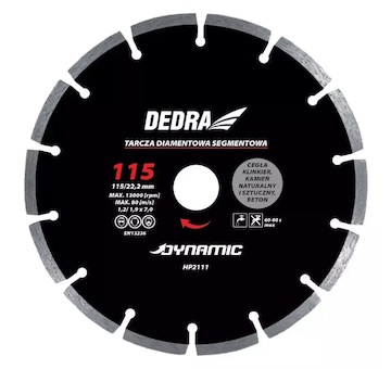 DEDRA HP2117E Kotouč segmentový 250 / 25,4 mm Dynamic