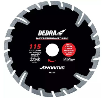 DEDRA HP2131 Kotouč Super Segment 115 / 22,2 mm Dynamic