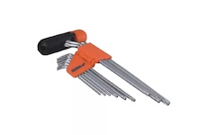 DEDRA 0654 Klíče Torx CrV, 9 ks