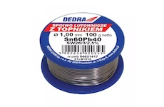 DEDRA 31L61010 Pájecí drát cín 1.0 mm, 100 g, 60 % SN, Pb40Sn61