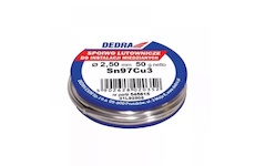 DEDRA 31L92505 Pájecí drát cín 2,5 mm 50 g 97 % SN SN97Cu3