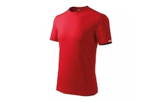 DEDRA BH5TC-L Tričko pánské L, červené, 100 % bavlna