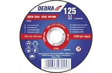 DEDRA F1312 Kotouč na řezání železa 125 x 3,2 x 22,2