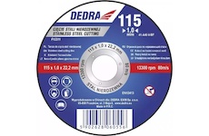 DEDRA F13311 Kotouč na řezání nerezové oceli Inox 115 x 1,0 x 22,2