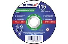 DEDRA F13413 Kotouč na řezání kamene 115 x 3,0 x 22,2