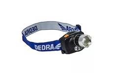 DEDRA L1010 Čelovka 3W CREE LED, nastavení zaostření, infrared, s bateriemi